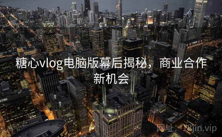 糖心vlog电脑版幕后揭秘，商业合作新机会  第1张