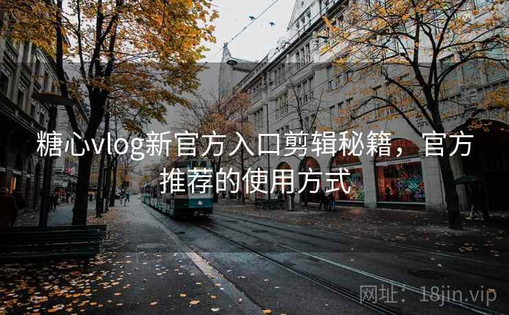 糖心vlog新官方入口剪辑秘籍,官方推荐的使用方式